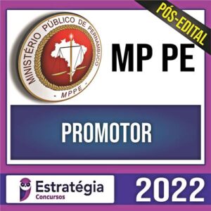 Rateio MP PE Pós Edital 2022 - Promotor - ESTRATÉGIA