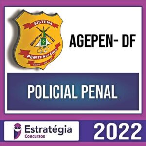 Rateio AGEPEN DF Pré Edital 2022 - Policial Penal - ESTRATÉGIA