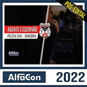 Rateio PC RO Pós Edital 2022 - Agente e Escrivão - ALFACON