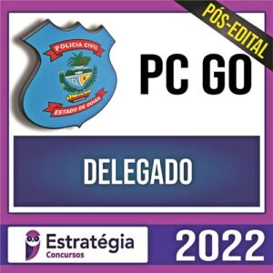 Rateio PC GO Pós Edital 2022 - Delegado - ESTRATÉGIA