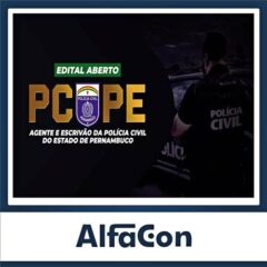 Rateio PC PE (PÓS-EDITAL) Agente e Escrivão - 2023 - ALFACON