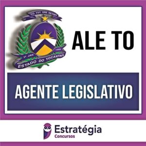 Rateio ALE TO (Agente Legislativo) Pacote Completo - 2023 (ESTRATÉGIA)