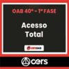 RATEIO OAB 40º Exame de Ordem - 1ª Fase - ACESSO TOTAL - CERS