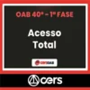 RATEIO OAB 40º Exame de Ordem - 1ª Fase - ACESSO TOTAL - CERS