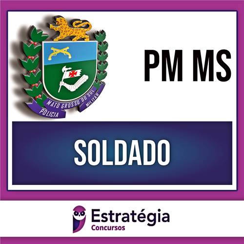 Rateio PM MS 2024 - Soldado - ESTRATÉGIA