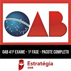 Rateio OAB 41º Exame - 1ª Fase - Pacote Completo - ESTRATÉGIA