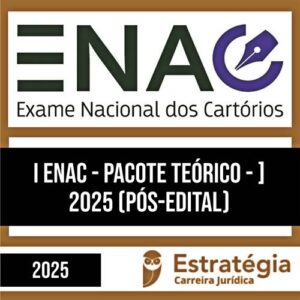 Rateio I ENAC (PÓS-EDITAL) 2025 - Pacote Teórico - ESTRATÉGIA