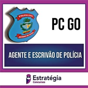Rateio PC GO 2024 - Agente e Escrivão de Polícia - ESTRATÉGIA