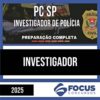 Rateio PC SP 2025 - Investigador - FOCUS