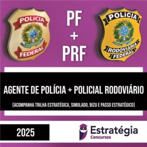 Rateio COMBO PF + PRF - Agente + Policial Rodoviário - ESTRATÉGIA