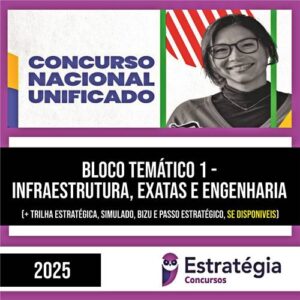 Rateio CNU 2025 – Concurso Nacional Unificado (Bloco Temático 1) – ESTRATÉGIA