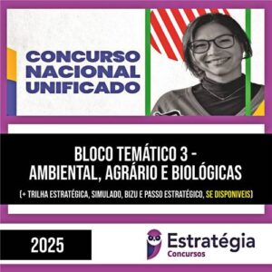 Rateio CNU 2025 – Concurso Nacional Unificado (Bloco Temático 3) – ESTRATÉGIA