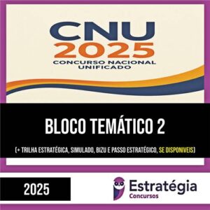 Rateio CNU 2025 (Pós-Edital) – Bloco 2: Cultura e Educação | ESTRATÉGIA