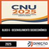 Rateio CNU 2025 (Pós-Edital) – Bloco 6: Desenvolvimento socioeconômico | DIREÇÃO