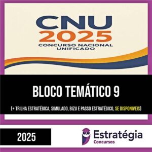 Rateio CNU 2025 (Pós-Edital) – Bloco 9 – Intermediário – Regulação | ESTRATÉGIA
