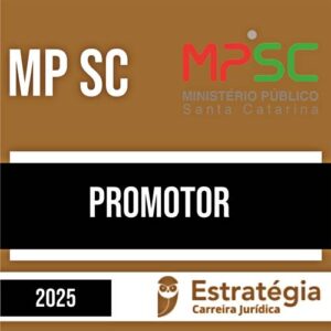 Rateio MP SC PÓS-EDITAL 2025 - Promotor - ESTRATÉGIA