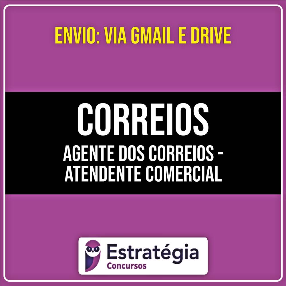 Rateio CORREIOS - Agente dos Correios - Atendente Comercial (2026) - ESTRATÉGIA