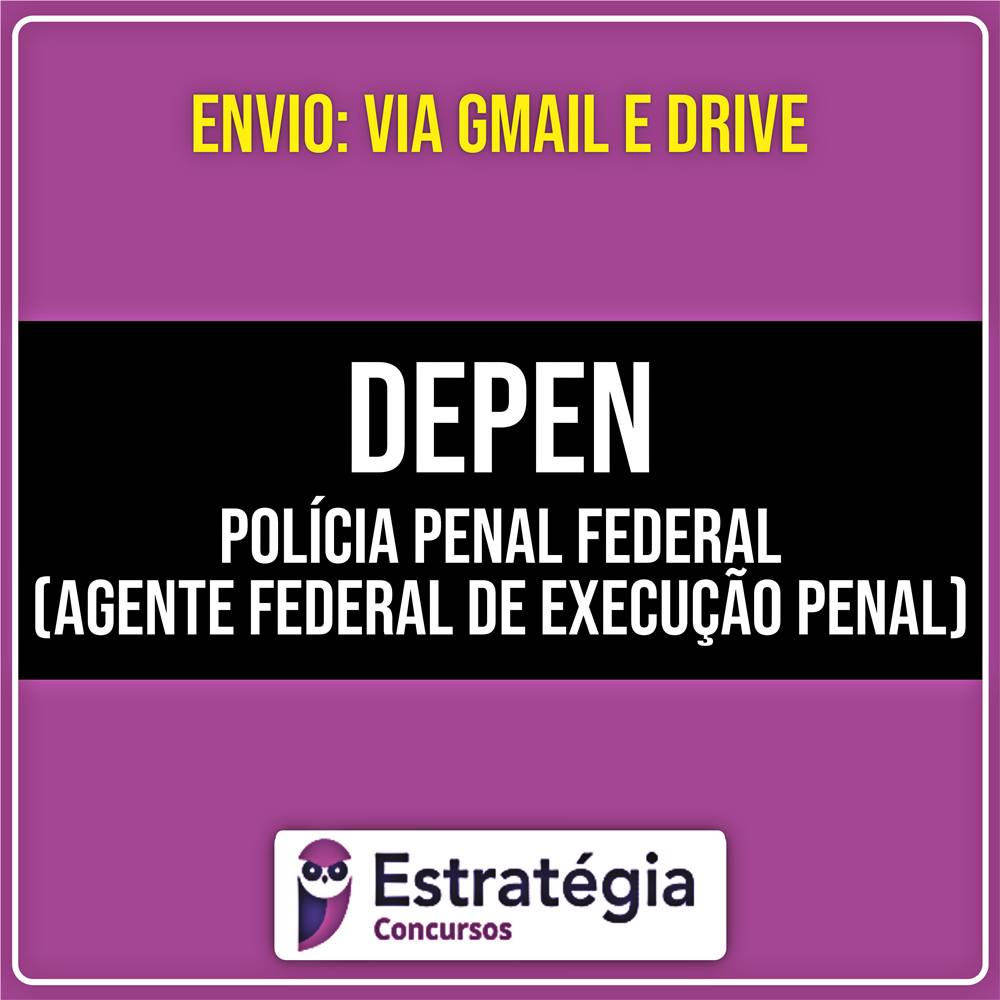Rateio DEPEN - Policial Penal Federal (2026) - ESTRATÉGIA