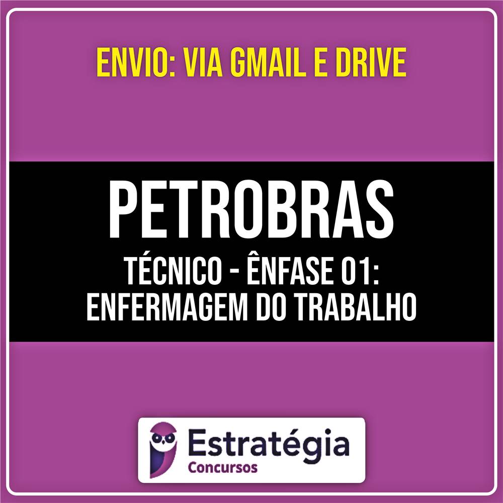 Rateio PETROBRAS - Técnico - Ênfase 01: Enfermagem do Trabalho (2026) - ESTRATÉGIA