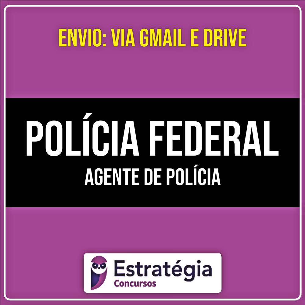 Rateio Polícia Federal - Agente de Polícia (2026) - ESTRATÉGIA
