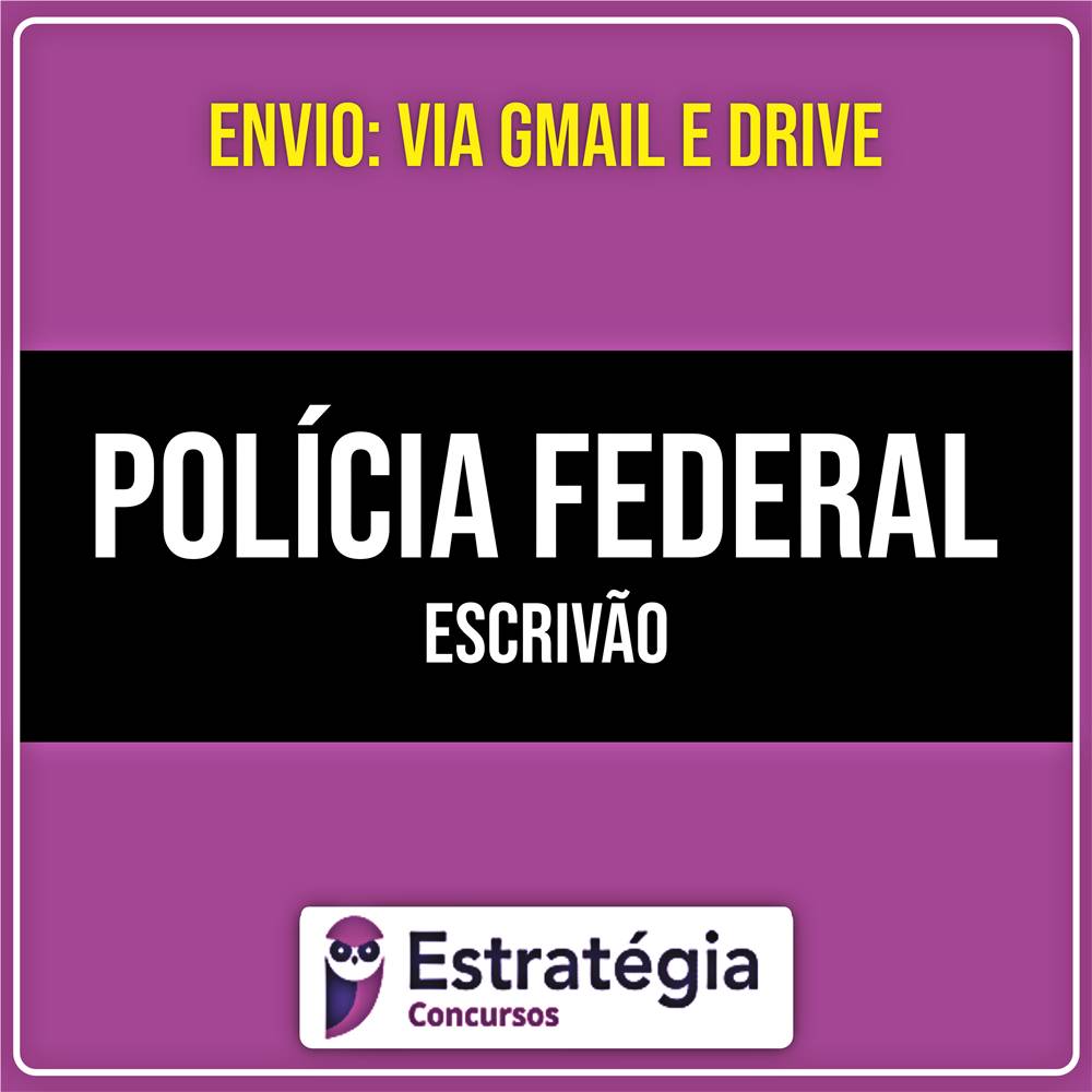 Rateio PF (Polícia Federal) - Escrivão (2026) - ESTRATÉGIA
