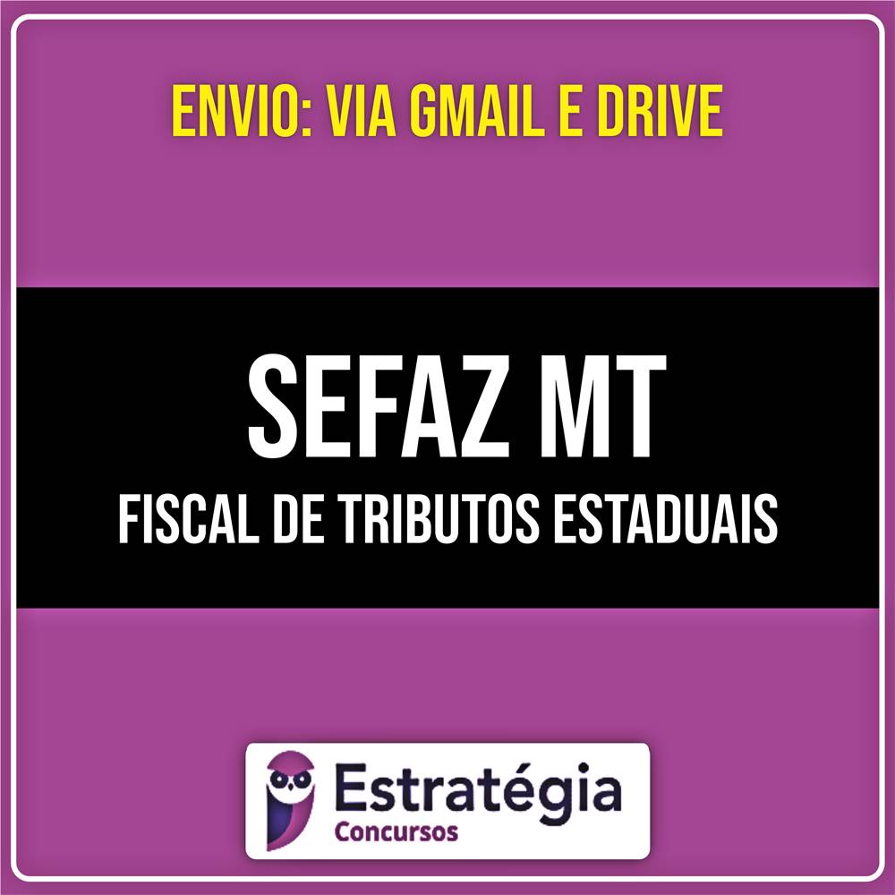 Rateio SEFAZ MT - Fiscal de Tributos Estaduais (2026) - ESTRATÉGIA