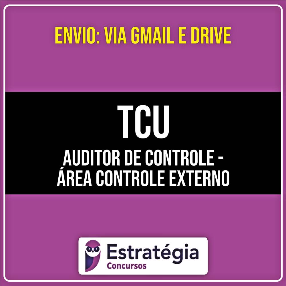 Rateio TCU - Auditor de Controle - Área Controle Externo (2026) - ESTRATÉGIA