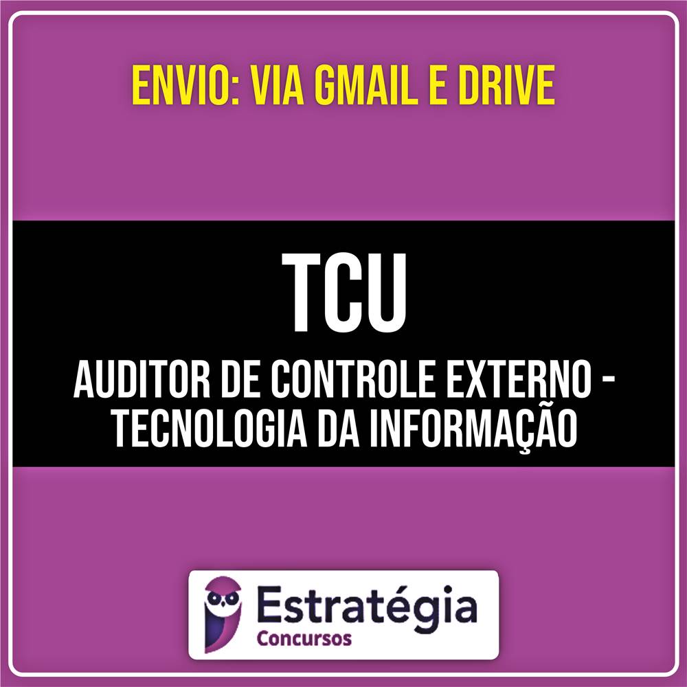 Rateio TCU - Auditor de Controle Externo - Tecnologia da Informação (2026) - ESTRATÉGIA