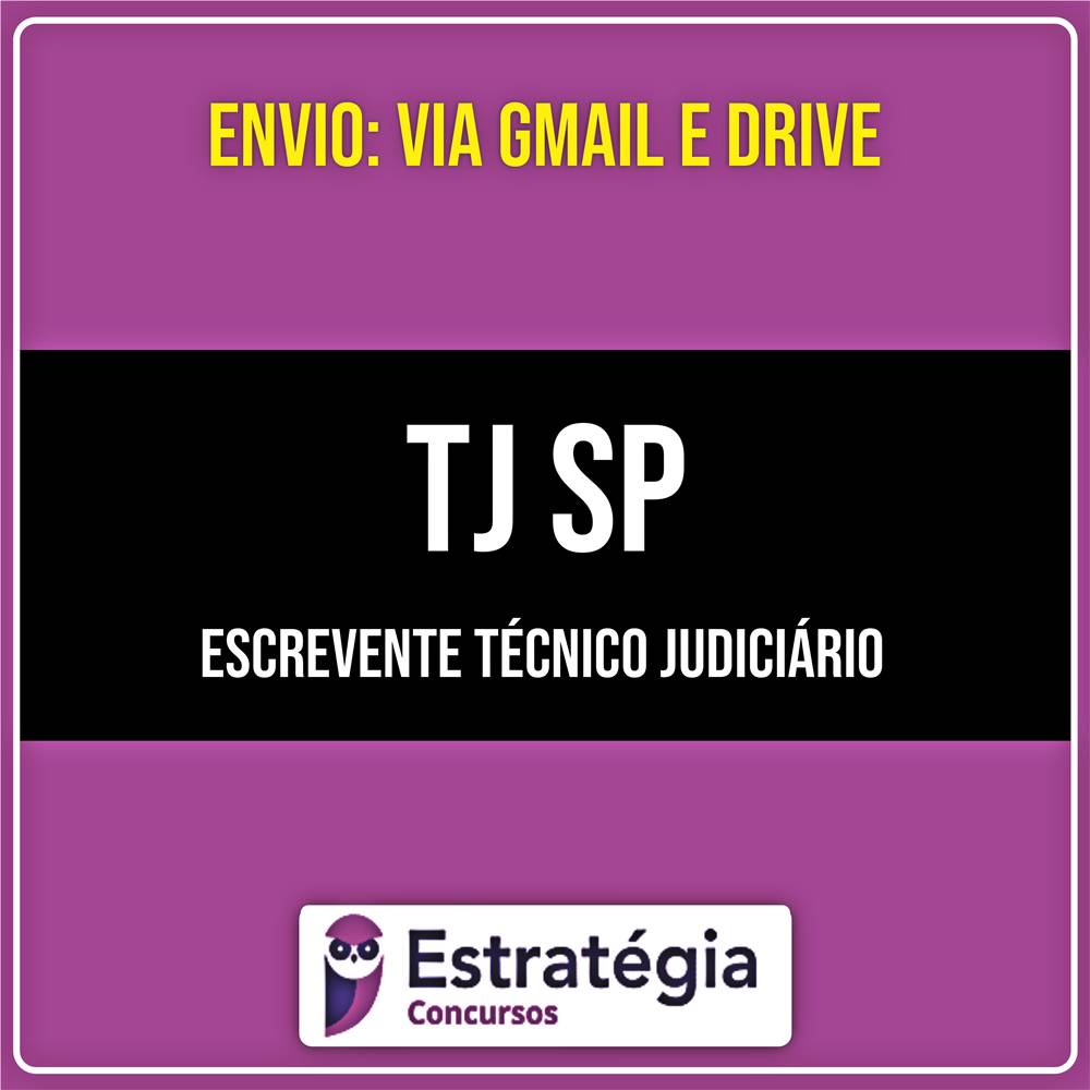 Rateio TJ SP - Escrevente Técnico Judiciário (2026) - ESTRATÉGIA