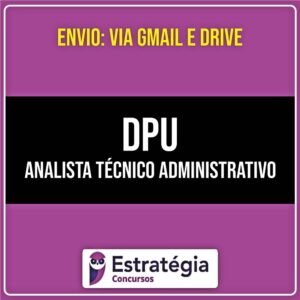 Rateio DPU: Analista Técnico Administrativo 2026 - Estratégia