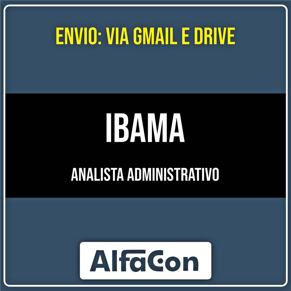 Rateio IBAMA - Analista Administrativo (2026) - ALFACON