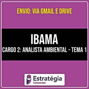 Rateio IBAMA - Cargo 2: Analista Ambiental - Tema 1 (2026) - ESTRATÉGIA