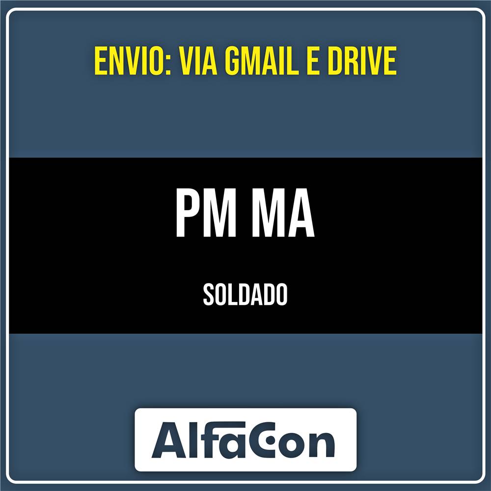 Rateio PM MA 2026 - Soldado - ALFACON