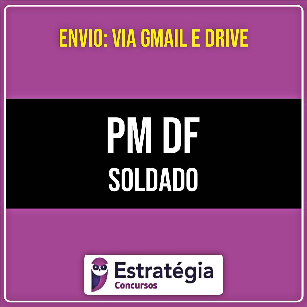 Rateio PM DF- Soldado (2026) - ESTRATÉGIA