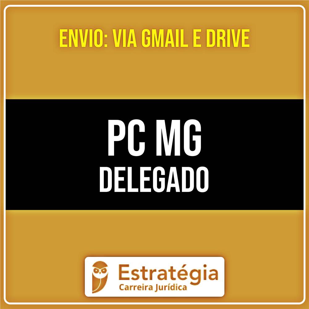 Rateio PC MG (Delegado) Pacote Teórico (2026) - ESTRATÉGIA
