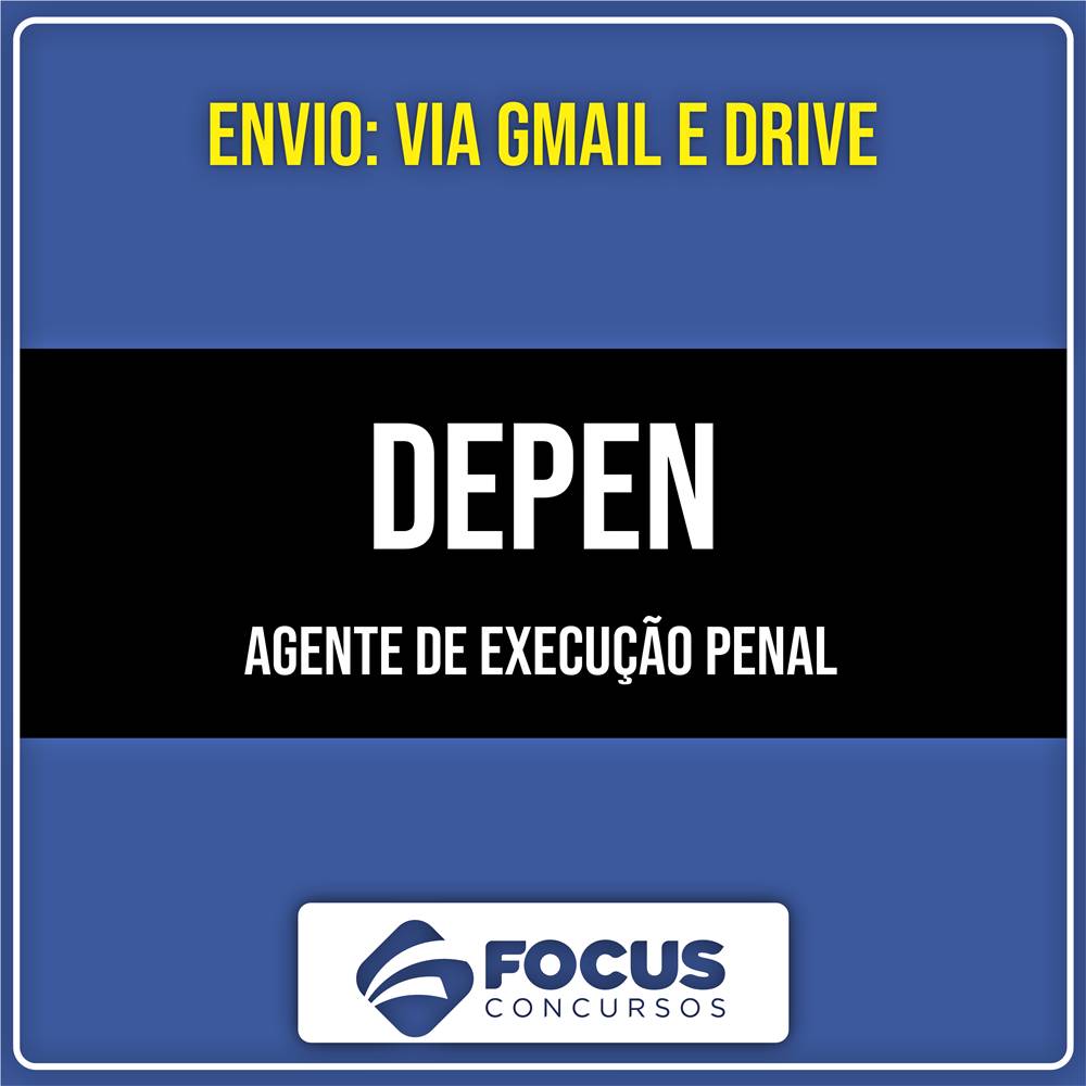 Rateio DEPEN (PPF) - Polícia Penal Federal (2026) - FOCUS