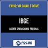 Rateio IBGE - Agente Operacional Regional (2026) - FOCUS
