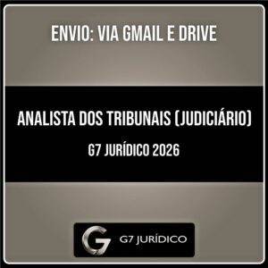 Rateio Analista dos Tribunais (Judiciário) 2026 - G7 JURIDICO