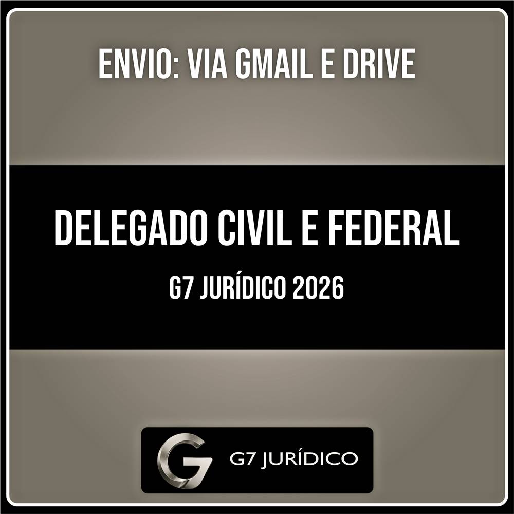 Rateio Delegado Civil e Federal 2026 - G7 JURÍDICO