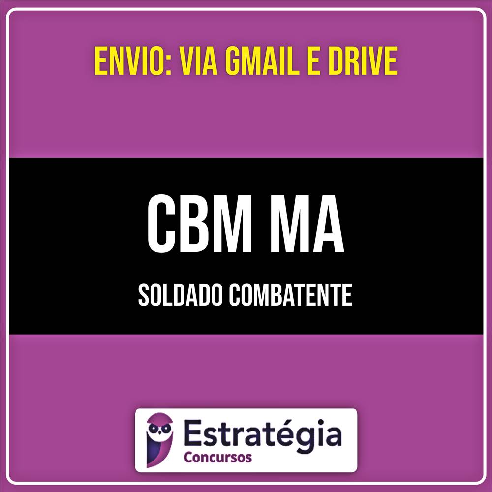 Rateio CBM MA 2026 - Soldado Combatente (Corpo de Bombeiros) - ESTRATÉGIA