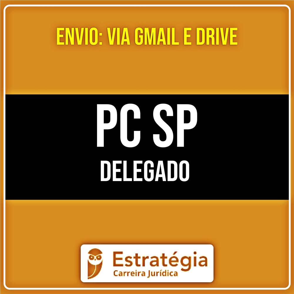 Rateio PC SP (Delegado) Pacote Teórico (2026) - ESTRATÉGIA