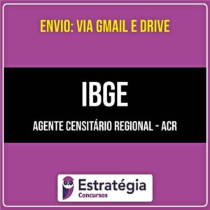 Rateio IBGE PÓS-EDITAL 2026 - Agente Censitário Regional - ACR - ESTRATÉGIA