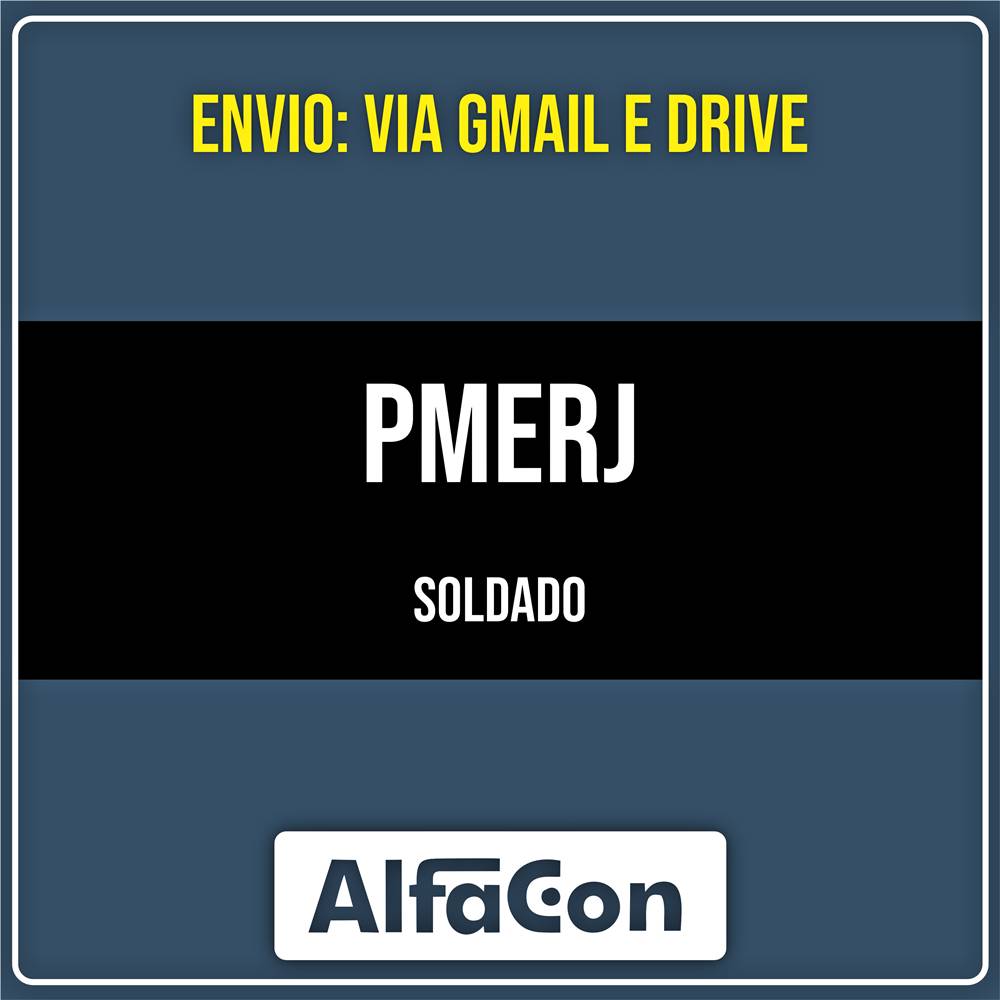 Rateio PMERJ 2026 - Soldado - ALFACON