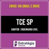Rateio TCE SP PÓS EDITAL 2026 - Auditor - Especialidade Engenharia Civil - ESTRATÉGIA