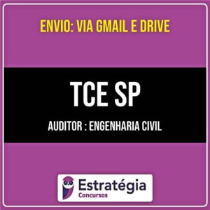Rateio TCE SP PÓS EDITAL 2026 - Auditor - Especialidade Engenharia Civil - ESTRATÉGIA