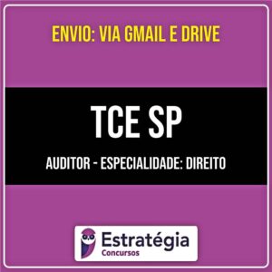 Rateio TCE SP PÓS EDITAL 2026 - Auditor - Especialidade DIREITO - ESTRATÉGIA