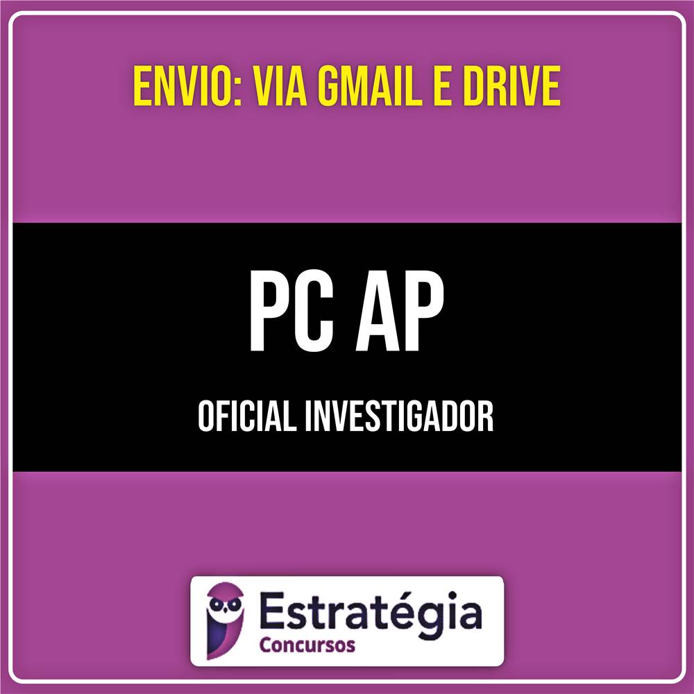 Rateio PC AP (PÓS-EDITAL) 2026 - Oficial investigador - ESTRATÉGIA