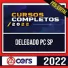 PC SP Pós Edital 2022 - Delegado de Polícia Civil + Plano de Estudo - CERS