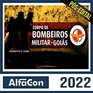 Rateio CBM GO Pós Edital 2022 - Soldado do Corpo de Bombeiros Militar - ALFACON