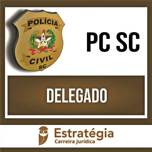 PC SC (PÓS EDITAL) Delegado - 2023 - ESTRATÉGIA